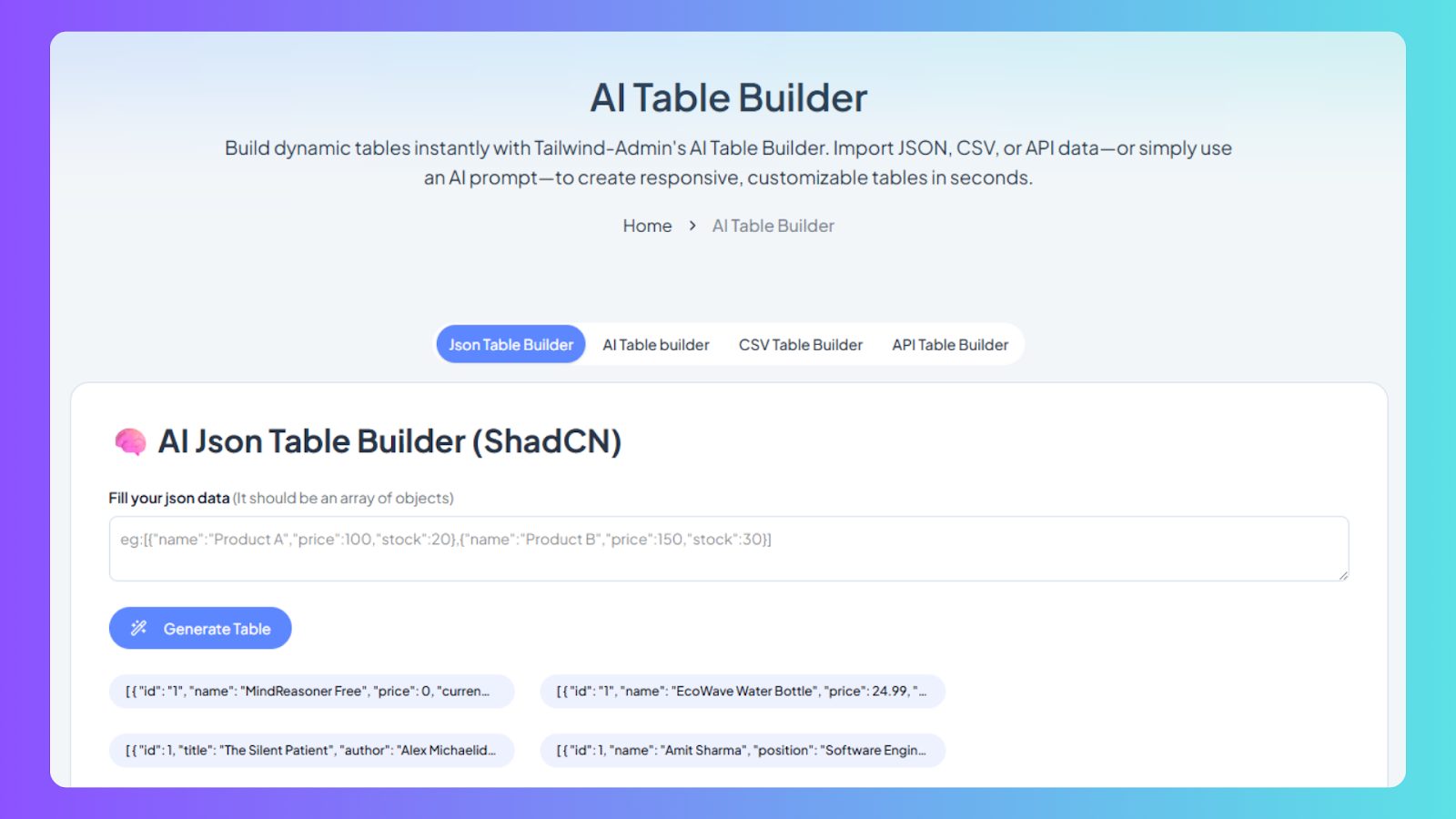 ai-table-builder